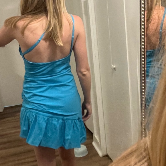 Kendall Lane turquoise mini dress - Picture 2 of 4